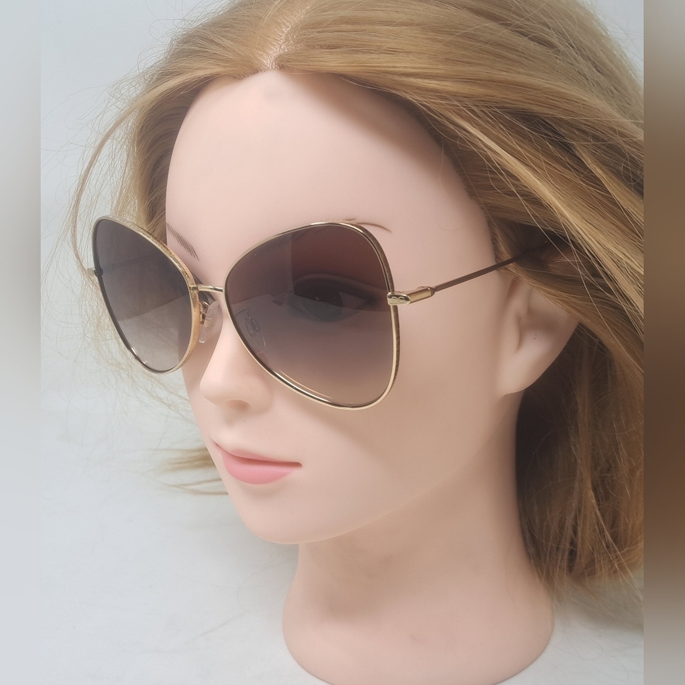 Dolce & Gabbana Sunglasses Butterfly Gold Gradient Brown DG2274 02/13 58-15-140 - Picture 9 of 16